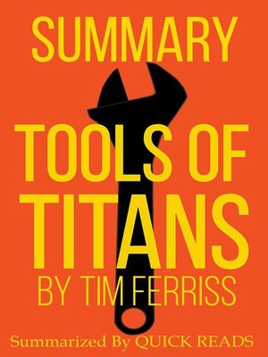 cover image of Summary of Tools of Titans by Tim Ferriss